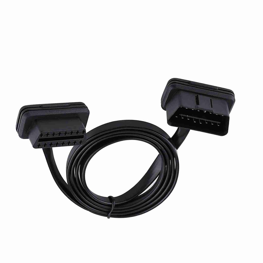 Auto Auto 16 Pin Stecker auf Buchse OBD2 Verlängerungskabel Diagnoseadapter 100cm39inch Länge