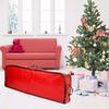 Large Christmas Gift Wrap Storage Bag Waterproof Weave Underbed Storage Organizer Wrapping Paper Storage Box