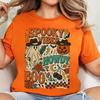 Custom Halloween Shirt, Skeleton Halloweeen Shirt, Pumpkin Face Shirt, Retro Ghost Halloween Shirt, Skeleton Witch Halloween Shirt