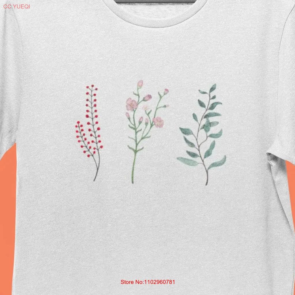 Wild Flowers Graphic T Shirt For Unisex Wildflowers Unisex Jersey Plant Mom Flower Vintage Casual Designer Clothes