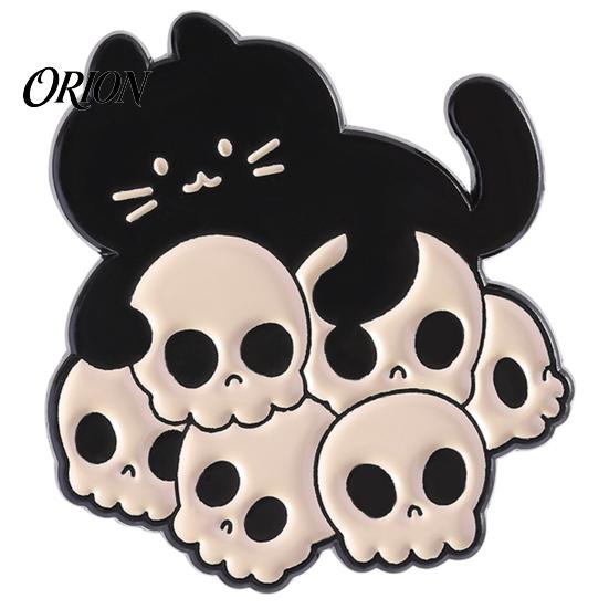 Long-lasting Brooch Black Cat Themed Brooch, Anti-Rust Lightweight Lapel Pin, Cartoon Jewelry Accessories for Clothing Bag Decoration Party