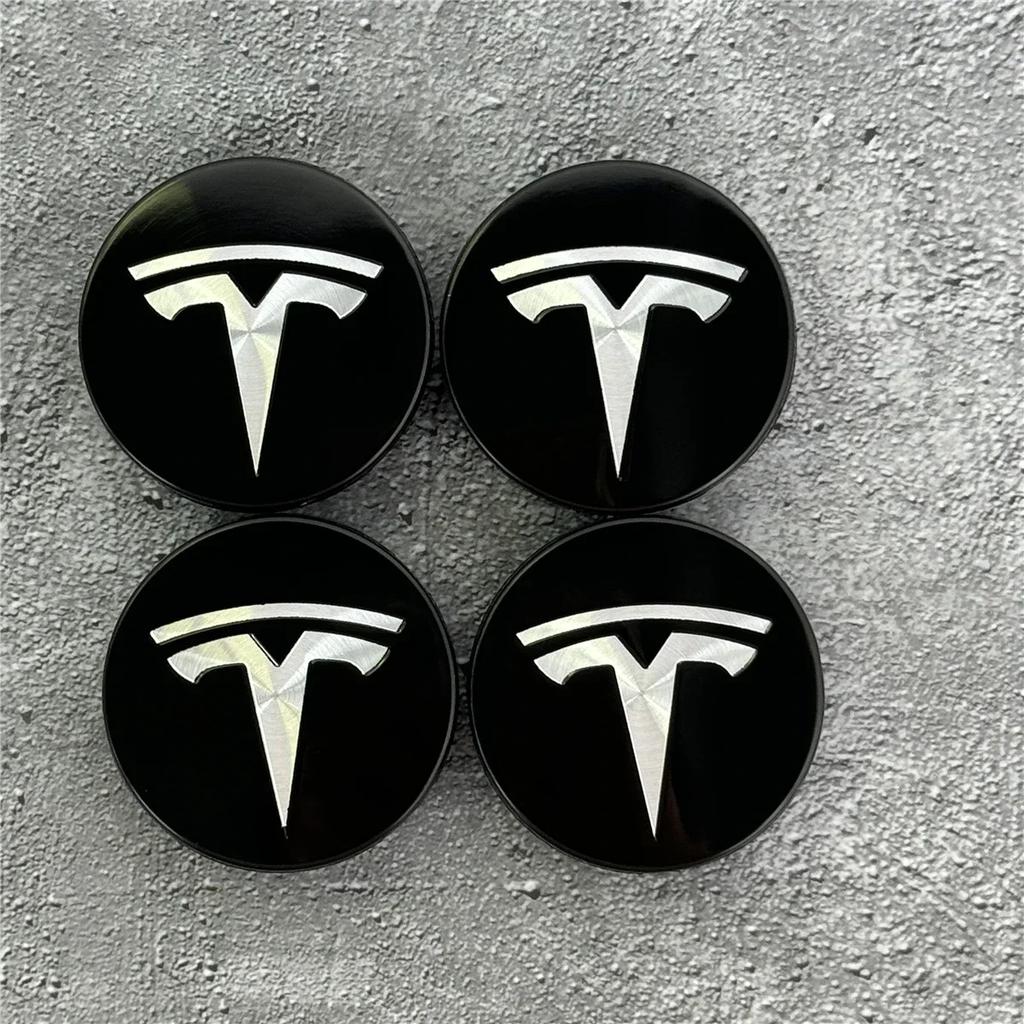 TBQW4 4PCS 56MM GR Sport Wheel Center Hub Caps - Tesla Model 3/Y/X/S Emblem Rims Cover, Durable ABS Car Accessories"