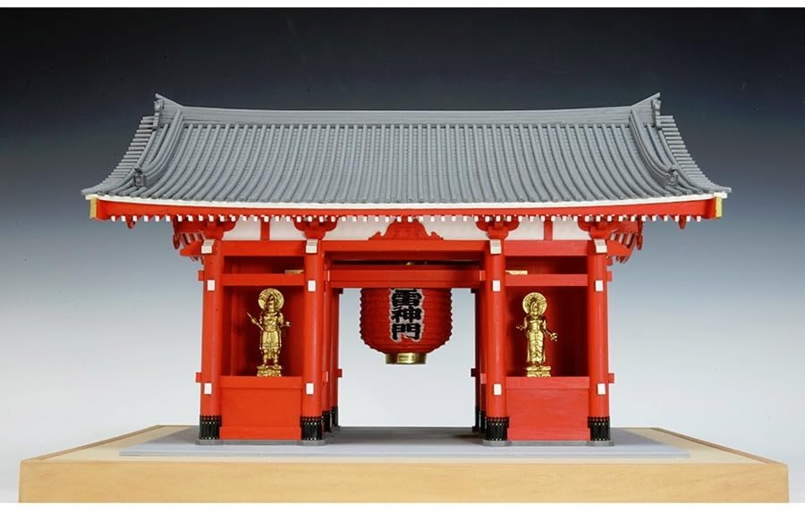 Woody Joe Kaminarimon Wooden Model Assembly Kit 1/50 (Building)