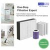 PUREBURG Replacement Filter Set with Levoit Air Includes 2 H13 HEPA Filters 4 Activated Carbon LV-H132-RF (Compatible LV-H132 Purifier, & Pre-filters)