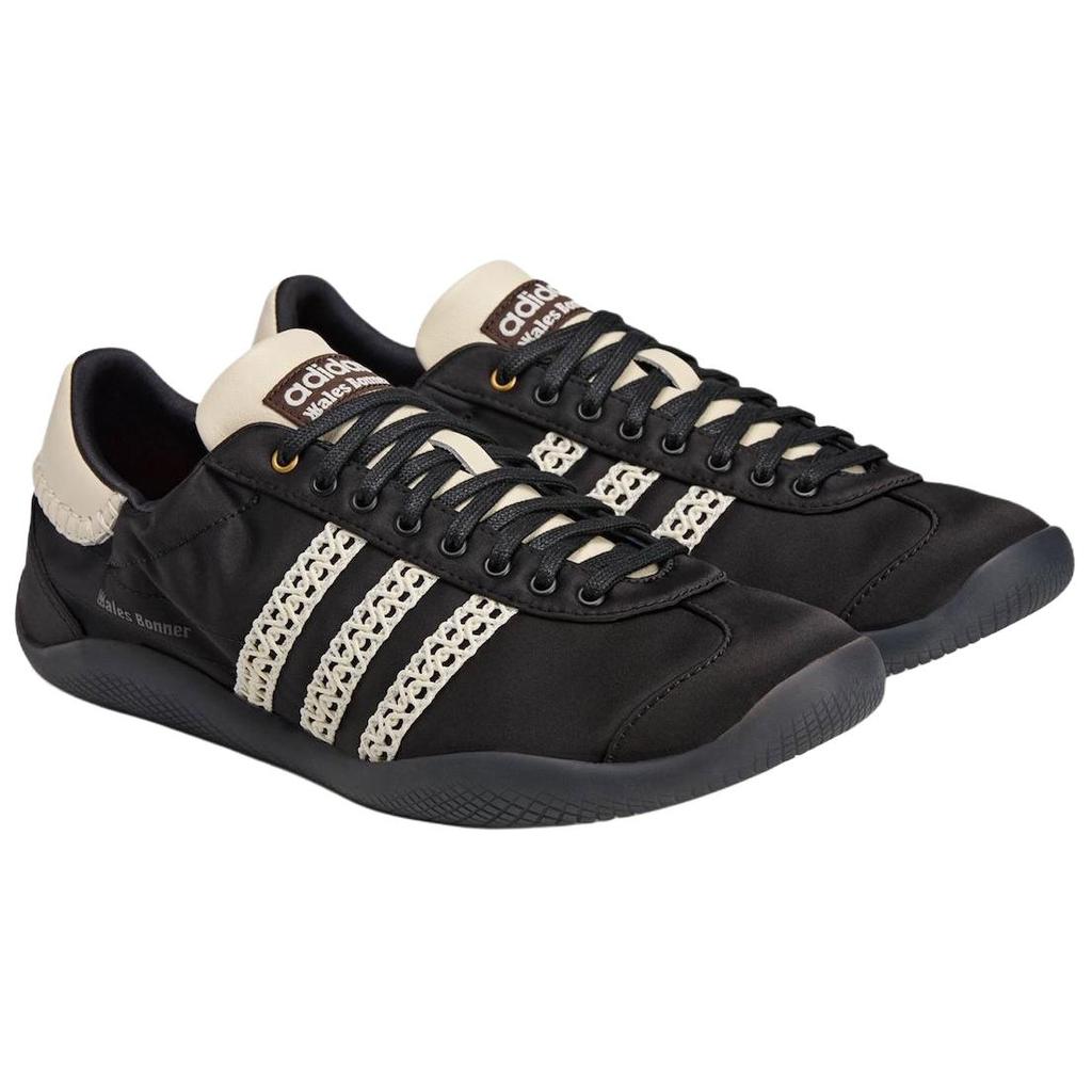 Zapatillas Unisex Wales Bonner x adidas Karintha Negro Blanco Core-Black Marrón Oscuro Crew-White IH7259