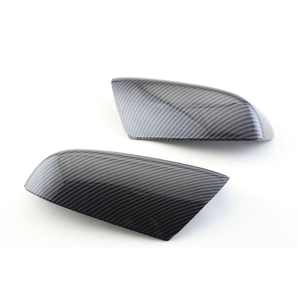 Pair Carbon Fiber Look Side Rear View Mirror Cover Cap for Honda Accord 2003-2007 76251-SDC-A11 76201-SDC-A11