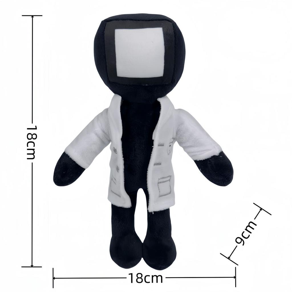 Skibidi Toilet Stuffed Plush Doll Toys Collectible Gifts for Kids Fans Adults Birthday Anime Game Figure Titan TV Man Cameraman