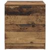 Nightstand Set of 2 Reclaimed Wood Look 45 X 39 X 50 Cm Engineered Wood