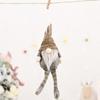 Plush Striped Festive Forest Old Man Hanging Leg Decoration For Holiday Cheer