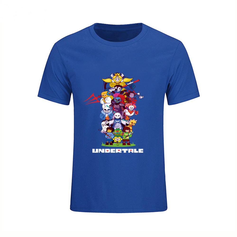 Man S T Shirt Arrival Anime Undertale Family Print T Shirt Men Aesthetic