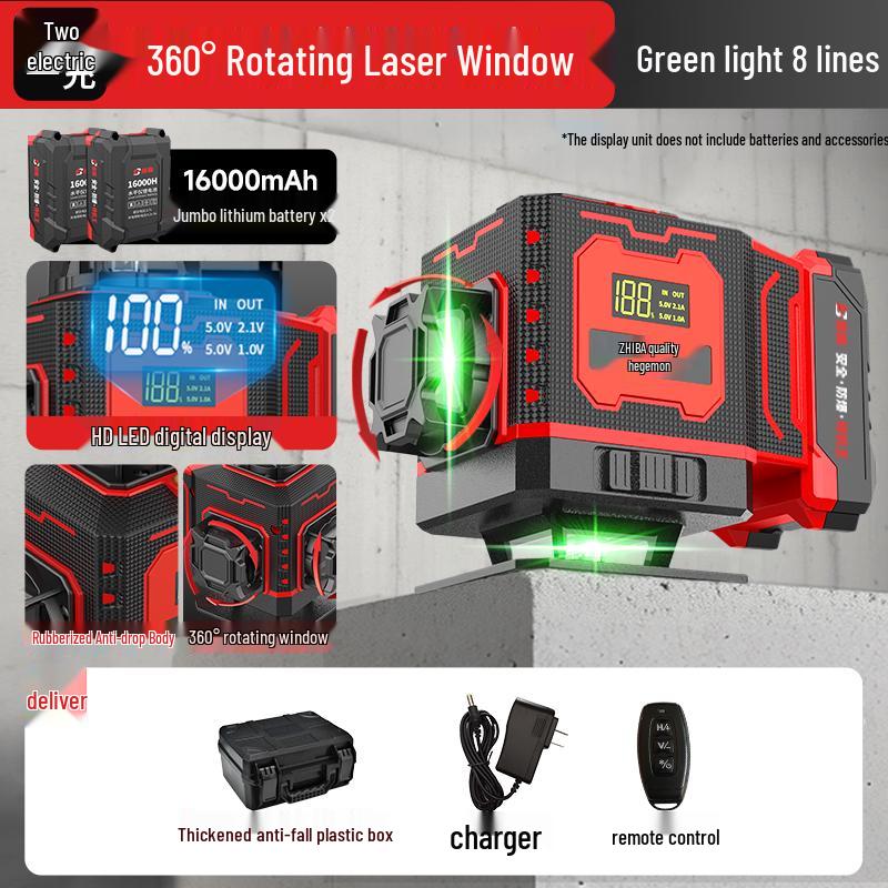 

Zhibao High Precision Green Laser Level with Auto Leveling