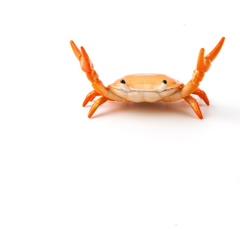 Desktop Organizer Weightlifting Crabs Pen Holder Simulation Animal Multifunctional Crab Lobster Pen Storage Holder Home Decor