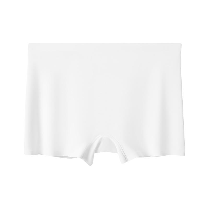 Seamless Ice Silk Safety Shorts - Women’s Mid-Waist Anti-Exposure, Plus Size, Summer Boxer Briefs.