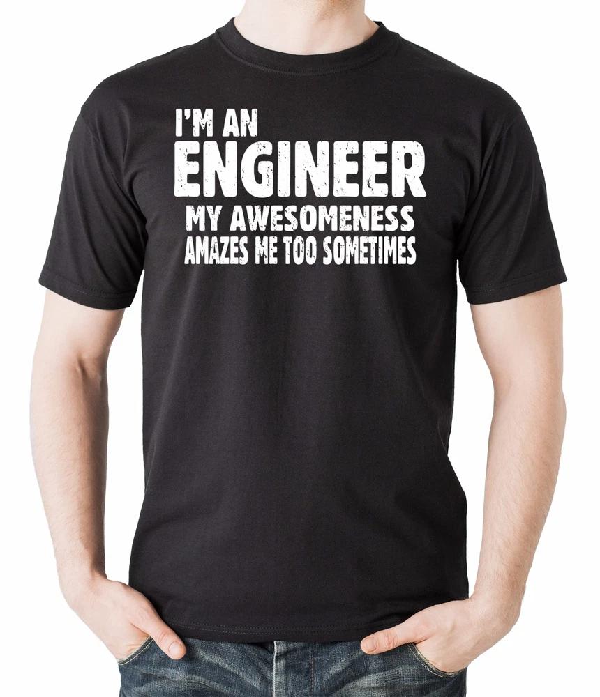 Gift For Engineer TShirt Engineer Awesomeness Funny Tee Shirt S