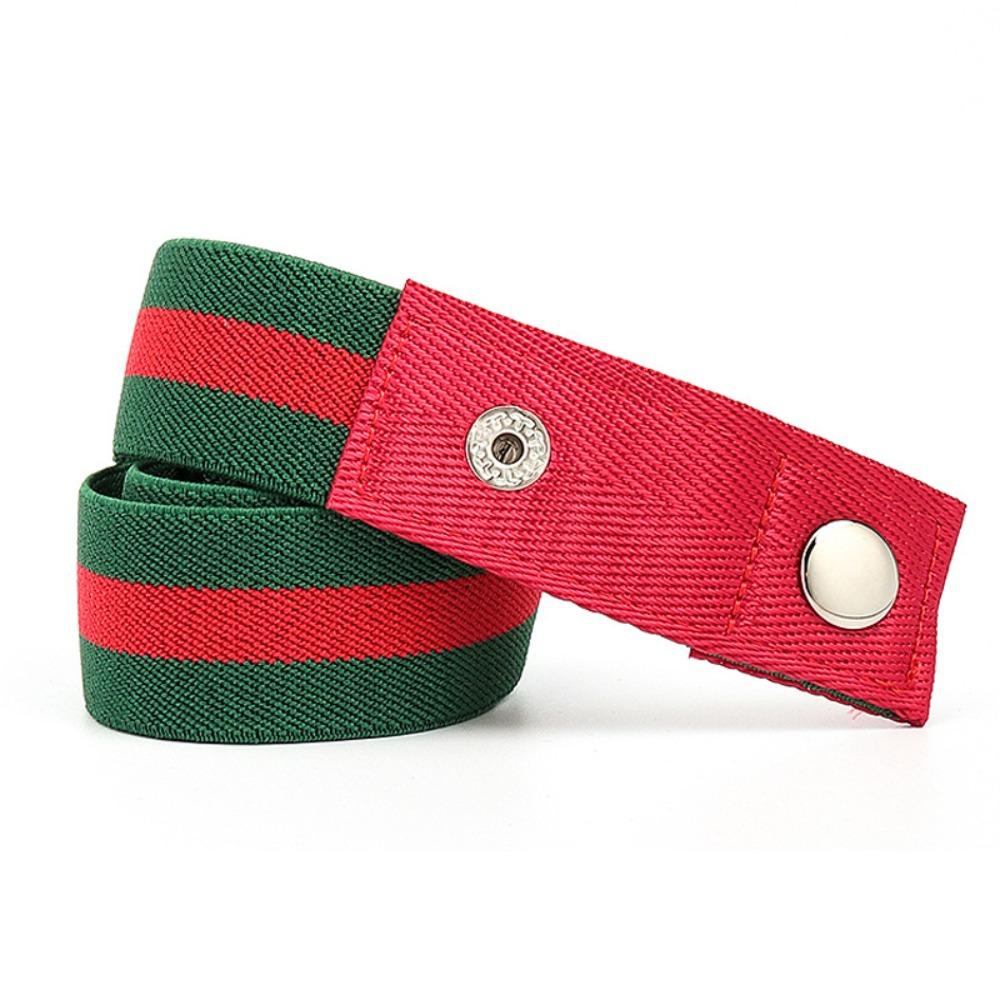 Fashion Lazy Elastic Waist Band Colorful Adjustable Buckle-Free Belts Seamless Elastic Belt For Women Men