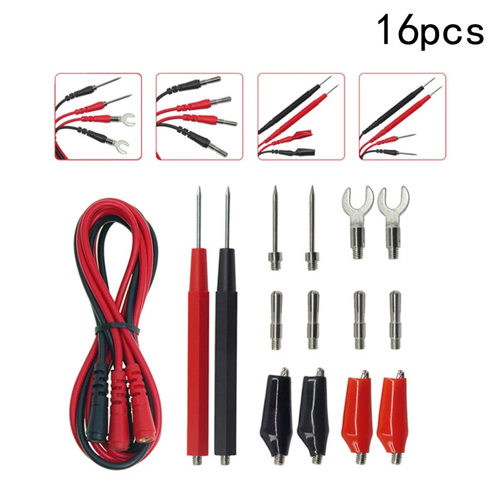 

16-Piece Multimeter Test Kit With Probes And For Alligator Clips For Electrical Testing And Electronic Measurement China Mainland