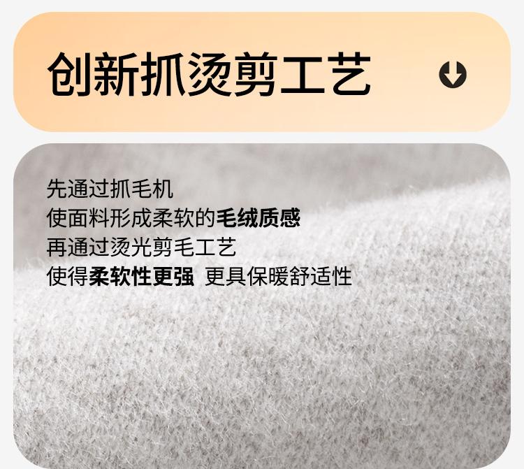 Yingbolun Men's Autumn Clothes and Pants Warm Set for Teenagers, Thick and Comfortable Cotton Underwear Set