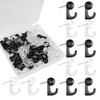 50 Pcs Push Pin Hooks Plastic Heads Cork Board Hooks Decorative Thumb Tacks Hook for Cork Bulletin Board Photos Calendar Home Office School Supplies