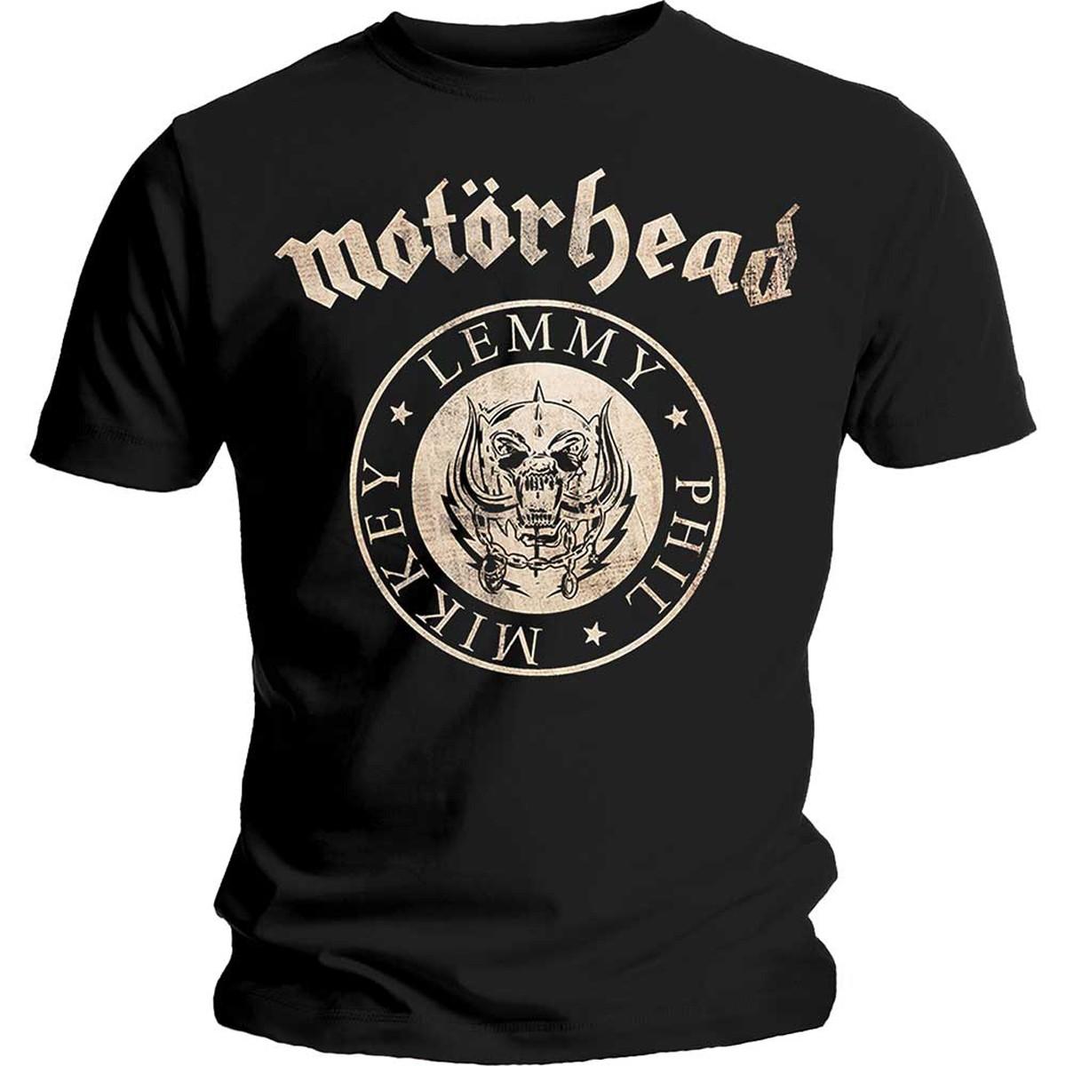 Motorhead Lemmy Kilmister Phil Mikkey Official Unisex T-Shirt M