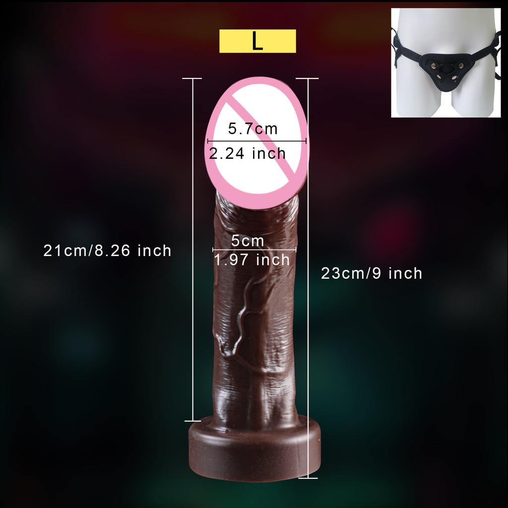 Big Glans Dildo Realistic Penis Soft Silicone Vagina Orgasm Anal With Huge Suction Cup Adults Toys Sex Toys For Women Man 18+