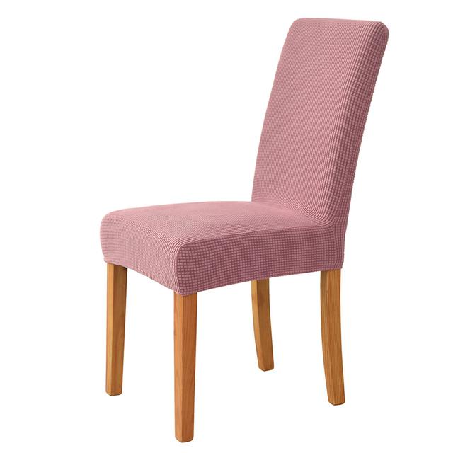 Shiny Fabric Chair Cover Used For Dining Room Kitchen Wedding Banquet Event Spandex Elasticized Chair Covers Exquisite New Home Decor Seat Case