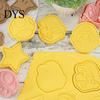 DIY 8Pcs/Set Cookie Mold Non Stick Easy to Demold PP Cartoon Cartoons Super Mario 3D Embossing Biscuit Cutter Baking Accessories Tool