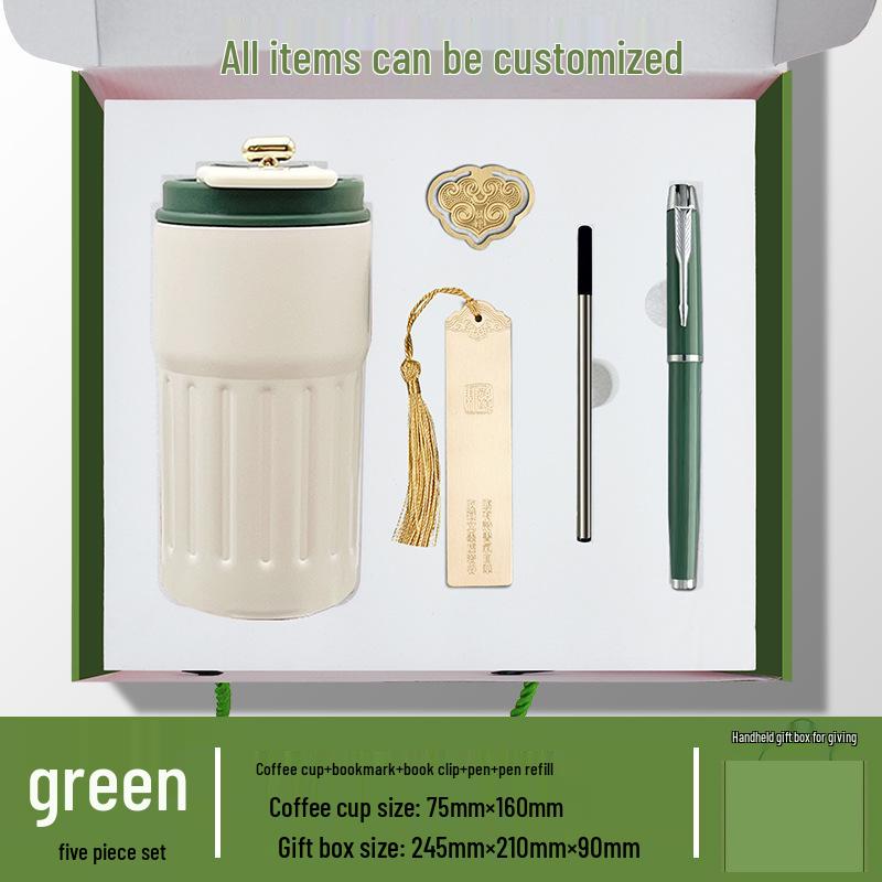 Custom Brass Bookmark Set - Premium Corporate Meeting Gift with Logo