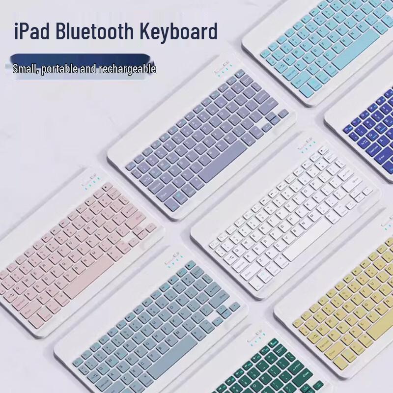 OLOEY Silent Mini Rechargeable Wireless Keyboard and Mouse Combo