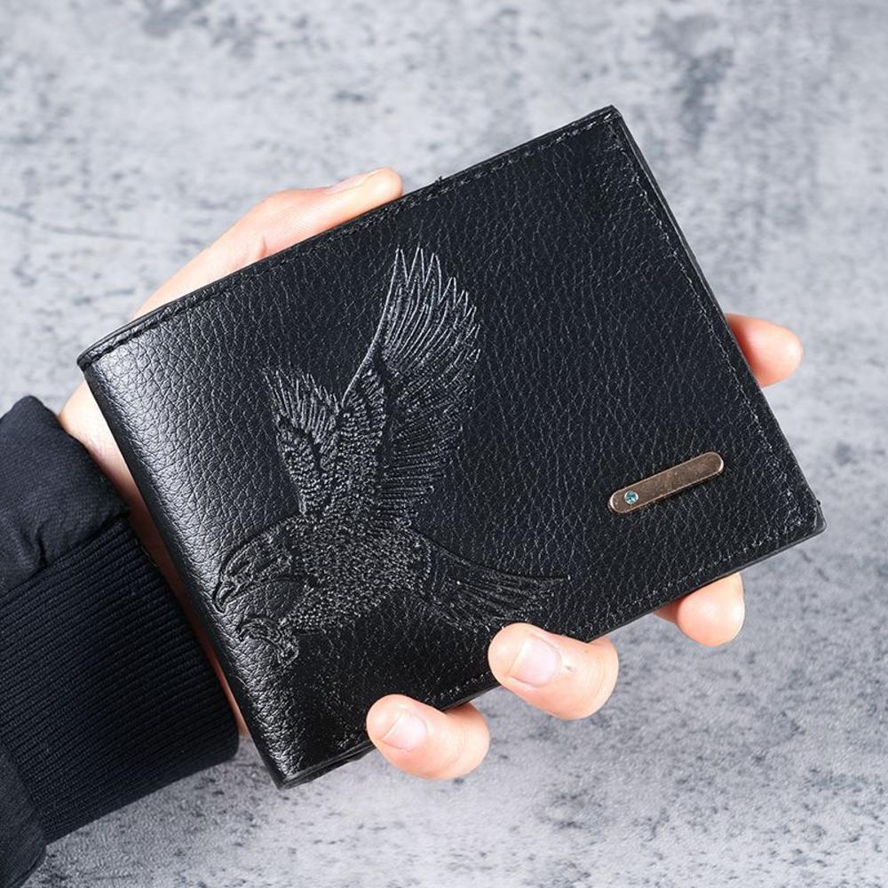Coin Purse  Men'S Short Wallet Bifold Wallet Slim Pu Leather Wallet For Pocket Carry Gifts Daily Use
