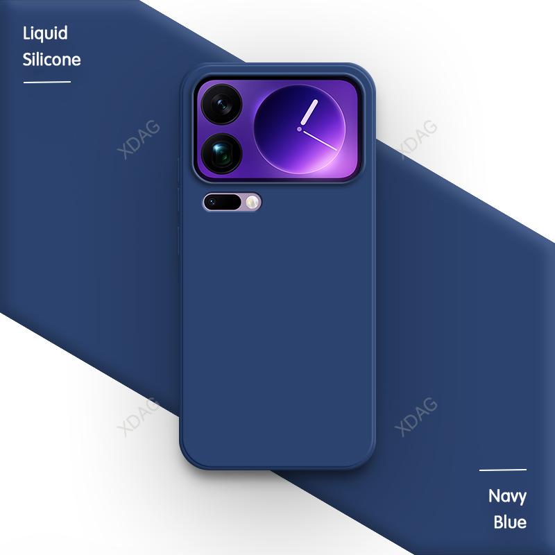 Soft Back Cover Phone Case for Xiaomi 17 Pro Max Ultra 5G Funda Liquid Silicone TPU Simple Original Shell 17Pro 17Ultra Xiaomi17