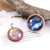 Time Gem Wood Tray Necklace Pendant Accessories - DIY Jewelry Round Tray