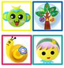 10pcs/box Children Paper Plate with Cartoon Diy Material for Educational Toys/kids Handmade Rainbow Paper Art Craft Toys