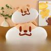 Milk Tea Mouse Plush Pillow With Short Velvet Material For Girls Bed Decor