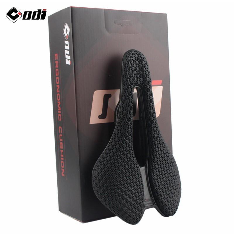3D Printed Carbon Fiber Bicycle Saddle Mountain Bike Racing Lightweight Performance Seat Pad