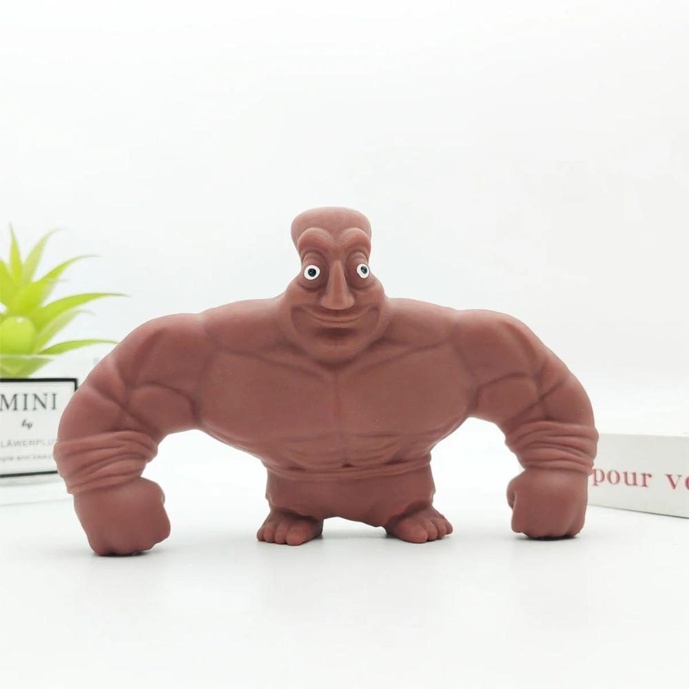 Nový Squishy Produkt Zábavný Písek Sval Dřevěný Panáček Kreativní Transformace Antistresový Písečný Sáček Senzorická Hračka Překvapivý Dárek