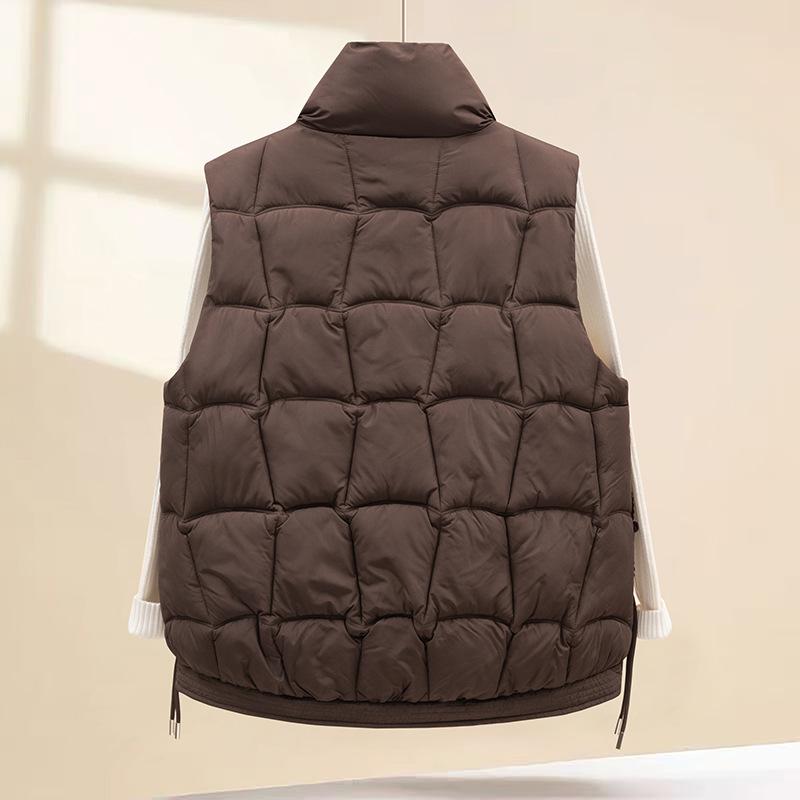 Lockere Baumwollweste, Damenkurzmantel für den Winter