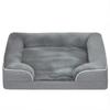 Dog Sofa Bed, Washable Pet Bed with Removable Cover and Non-Slip Bottom for Cats and Small Dogs, Grey