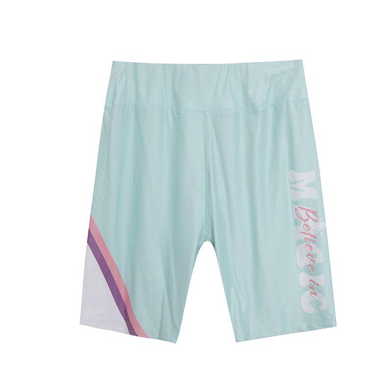 

Fifth Pants Are Long! Export USA High Waist Track Shorts Bicycle Cycling Fitness Yoga Shorts Women s Leggings Export Image color S