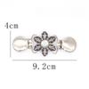 Fashionable Metal Clips for Clothing Classical Flower Small Clips Woman's Sweater Shawl Retainer Clip