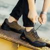 Vintage 2025 Men Non Slip Safety Works Shoes Quality Brand Men Hiking Climbing Shoe Outdoor Lace-up Man Running Sneakers Zapatos