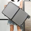 Mala de Viagem Multifuncional de Abertura Frontal com Haste de Puxar de 28 polegadas, Grande Capacidade, Estojo de Couro com Senha para Viagem para Homens e Mulheres, Opção de 30 polegadas Disponível