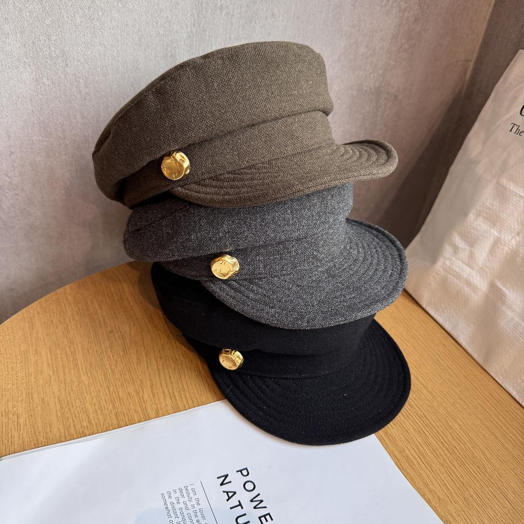 Wool Women Felt Newsboy Hat With Short Brim For Casual Autumn Winter Outfits