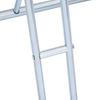Vidaxl 2-Bike Stand, Freestanding, Galvanized Steel