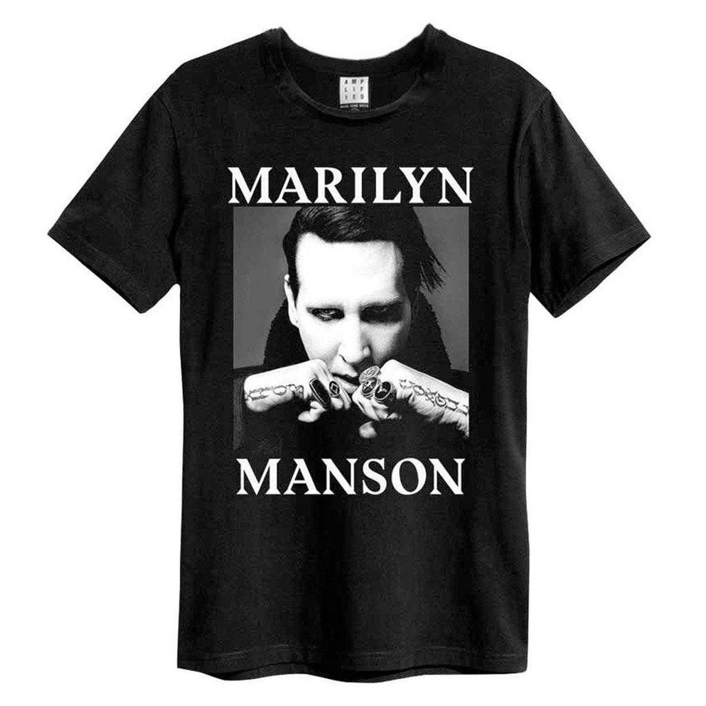 Amplified Unisex Adult Fists Marilyn Manson T-Shirt