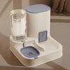 Mangiatoia e Dispenser d'Acqua Automatici per Cani, Macchina per Cibo e Acqua di Grande Capacità con Rifornimento Sensoriale, Coperchio Scorrevole, Alimentazione da Tavolo per Animali Domestici