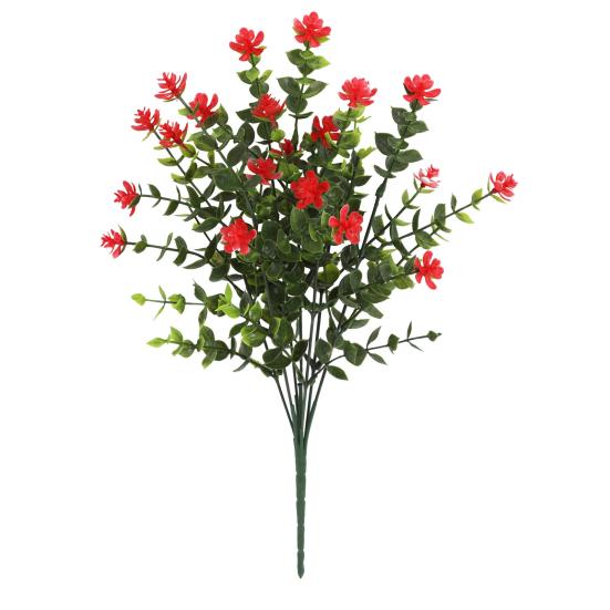 

Букет искусственных камелий Yousheng Реалистичные искусственные цветки камелии Пучок искусственных цветов для декора обеденного стола, дома, офиса, свадебной вечеринки A красный