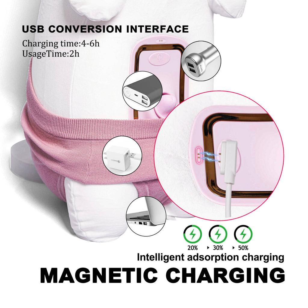 3 IN 1 Automatic Sex Machine Thrusting Heating Vibrating Dildo Vagina Stimulate G-spot Masturbation Bear Sex Pillow Adult Toys