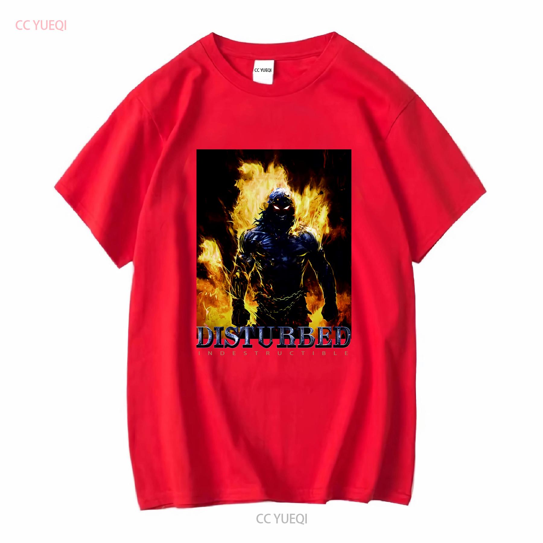 Disturbed Band T Shirt Indestructible New Black Fullsizes long or short sleeves vintage Washed fashion Unisex Versatile S