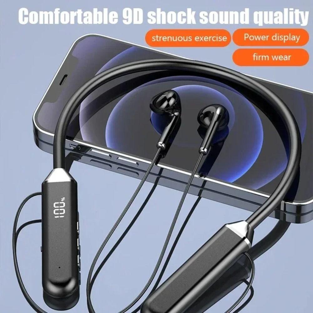 High Sound Wireless Neckband Bluetooth Earphones Hanging Neck Bluetooth Headset  Universal