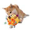 Interactive Ball Dog Toy for Aggressive Chewers Training Decompress Bite Resistant Plush Handle Dog Toys with Bells Pet Supplies